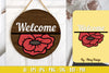 Poppy Flower Welcome Sign SVG Bundle