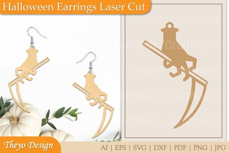 Halloween Earrings SVG Bundle