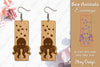Sea Animals Earrings Laser Cut SVG Bundle