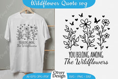 Wildflowers Quote Motivational Sayings SVG Bundle 13 - CraftNest - Digital Crafting and Art