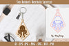 Keychain Sea Animals Laser Cut SVG Bundle