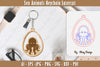 Keychain Sea Animals Laser Cut SVG Bundle