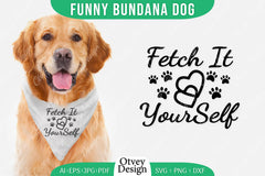 Funny Dog Bandana SVG Bundle 20 - CraftNest - Digital Crafting and Art