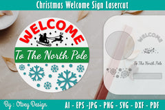 Christmas Welcome Sign SVG Bundle 12 - CraftNest - Digital Crafting and Art