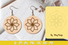 Flower Earring Laser Cut SVG Bundle