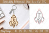 Astronaut Space Keychain Earring SVG Bundle