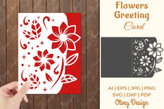 Flowers Card Cover Paper Cut SVG Bundle 10 - CraftNest - Digital Crafting and Art