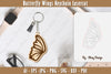 Butterfly Keychain Lasercut SVG Bundle