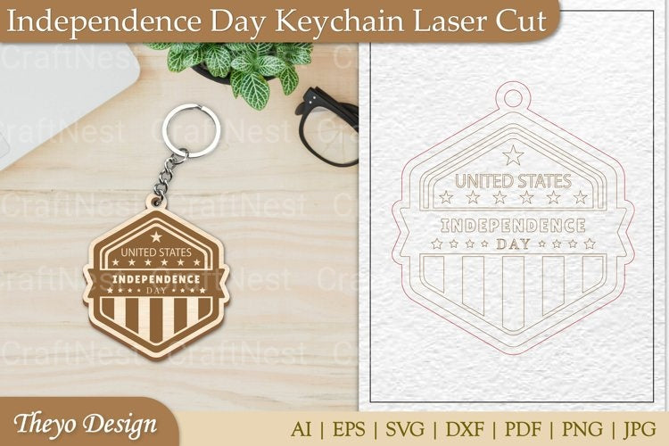 USA Keychain SVG Bundle