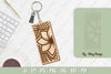 Flower Keychain Laser Cut SVG Bundle
