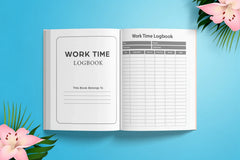 Work Time Tracker Planner  Bundle - CraftNest - Digital Crafting and Art