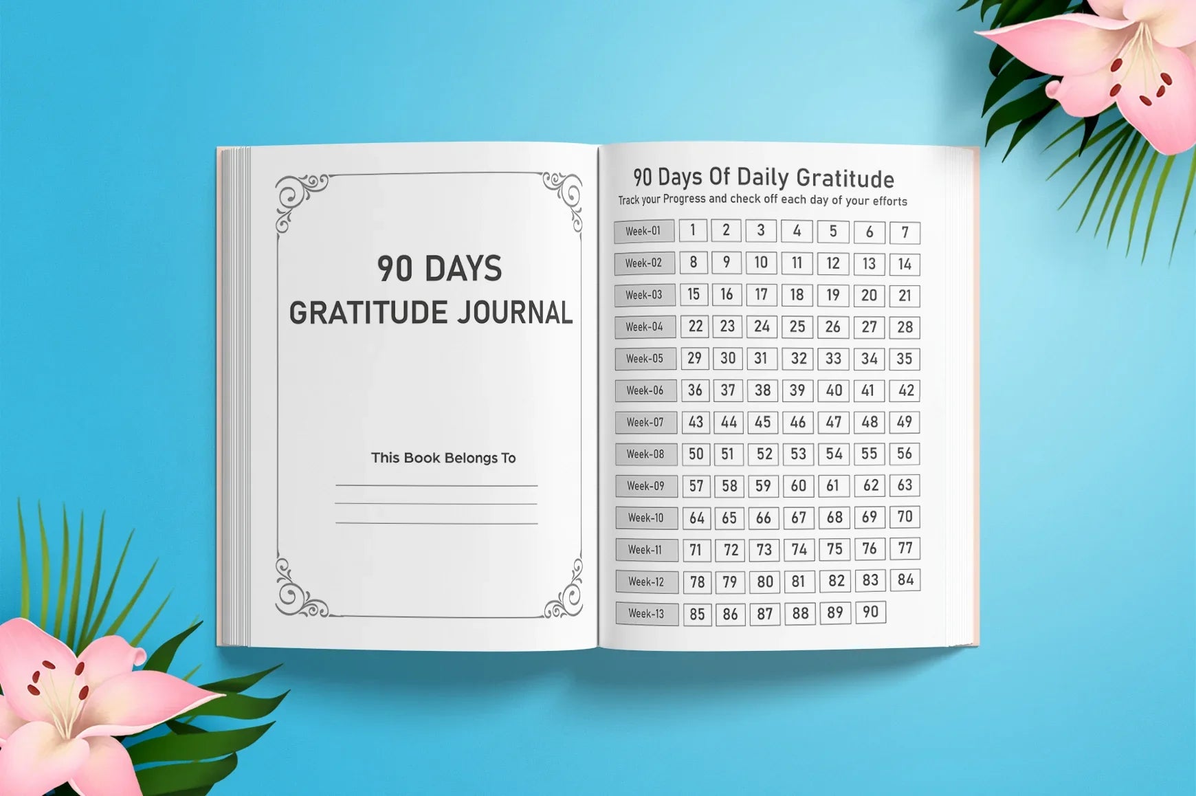Gratitude Planner Days - Printable Planner Bundle - CraftNest - Digital Crafting and Art