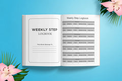 Weekly Step Logbook Planner - CraftNest - Digital Crafting and Art