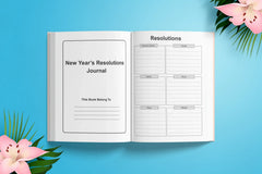New Year Resolutions Planner - CraftNest - Digital Crafting and Art