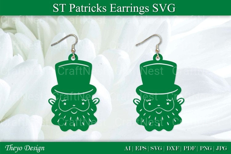 St Patrick's Day Earrings SVG Bundle