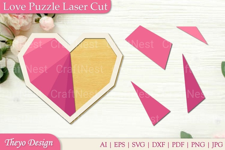 Love Puzzle SVG Bundle