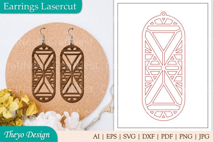 Earrings Lasercut SVG Bundle