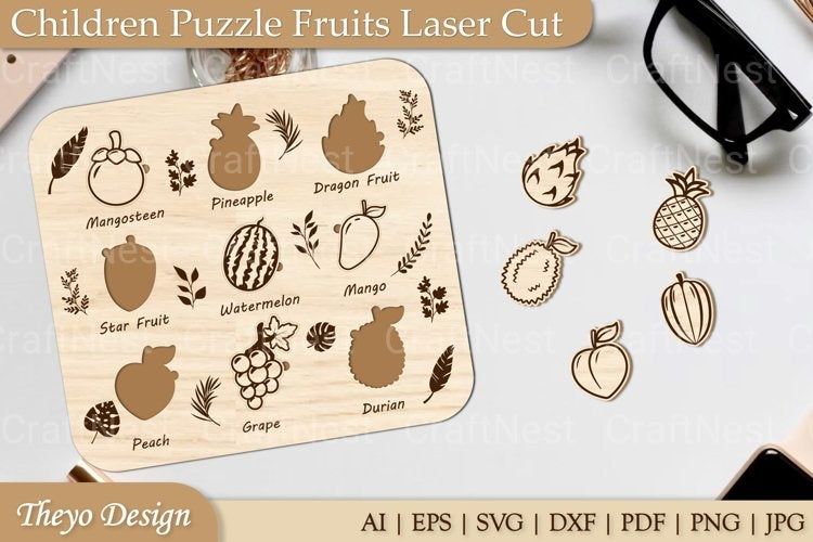 Fruits Puzzle SVG