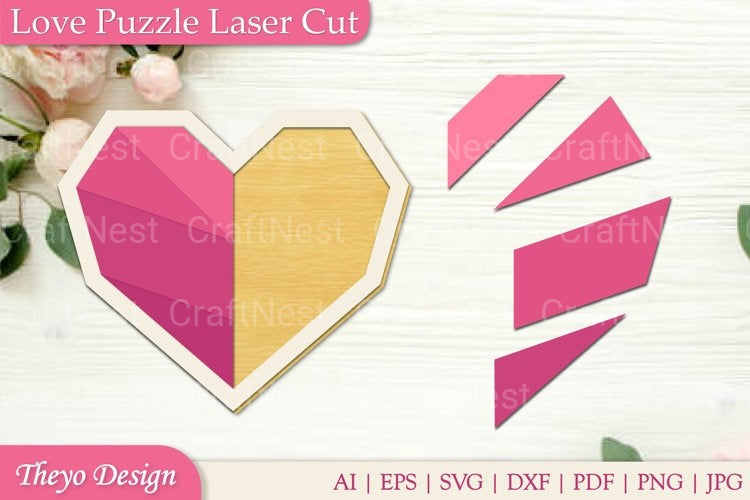 Love Puzzle SVG Bundle