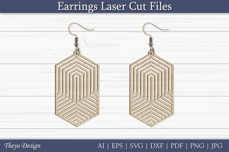 Earrings Laser Cut SVG Bundle