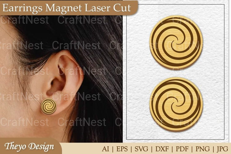 Earrings Magnet SVG Bundle