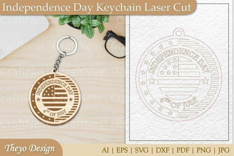 USA Keychain SVG Bundle