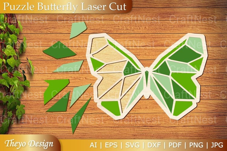 Puzzle Butterfly SVG Bundle