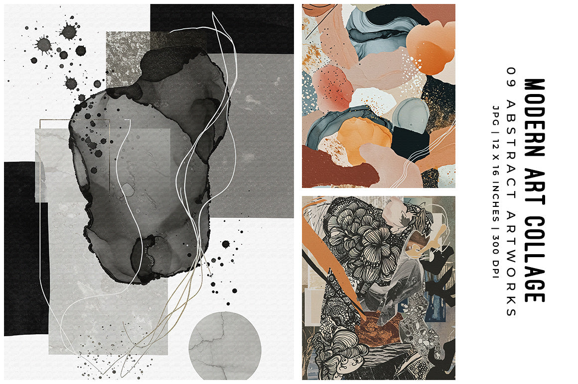 Modern Art Collage - Wall Art