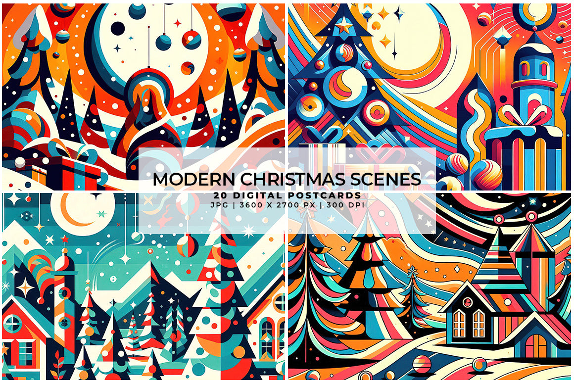 Modern Christmas Scenes