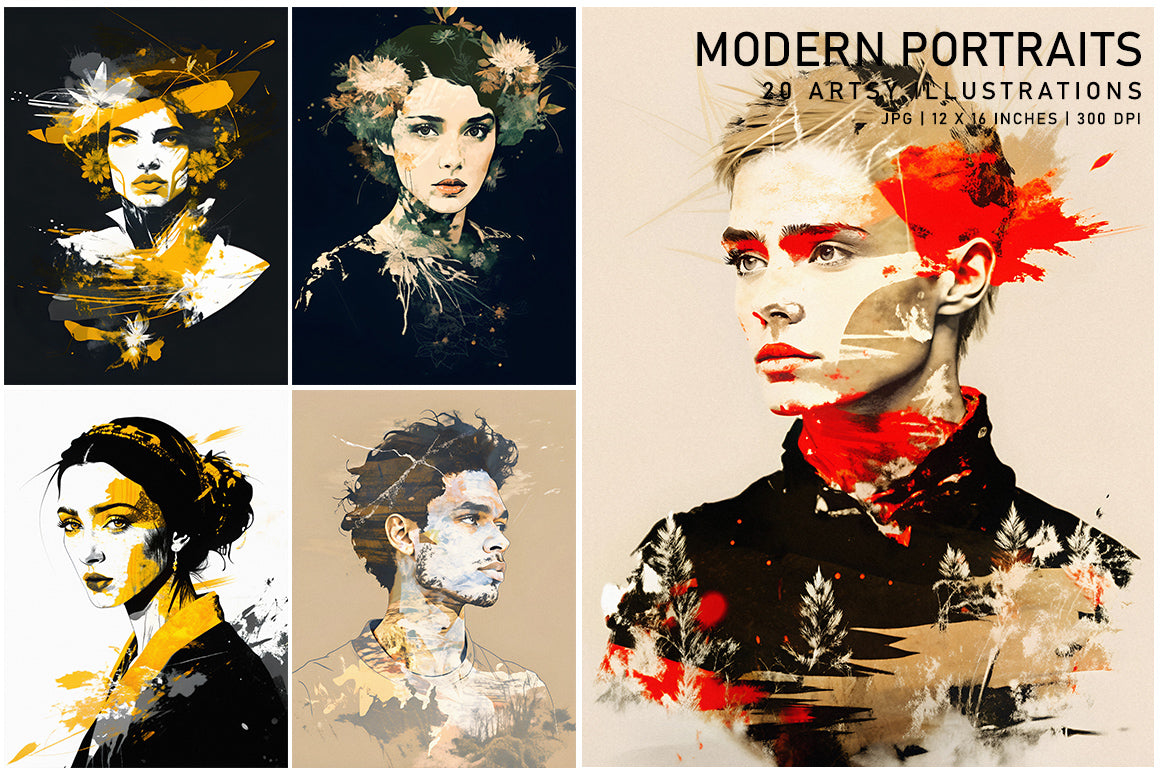 Modern Portraits - Wall Art