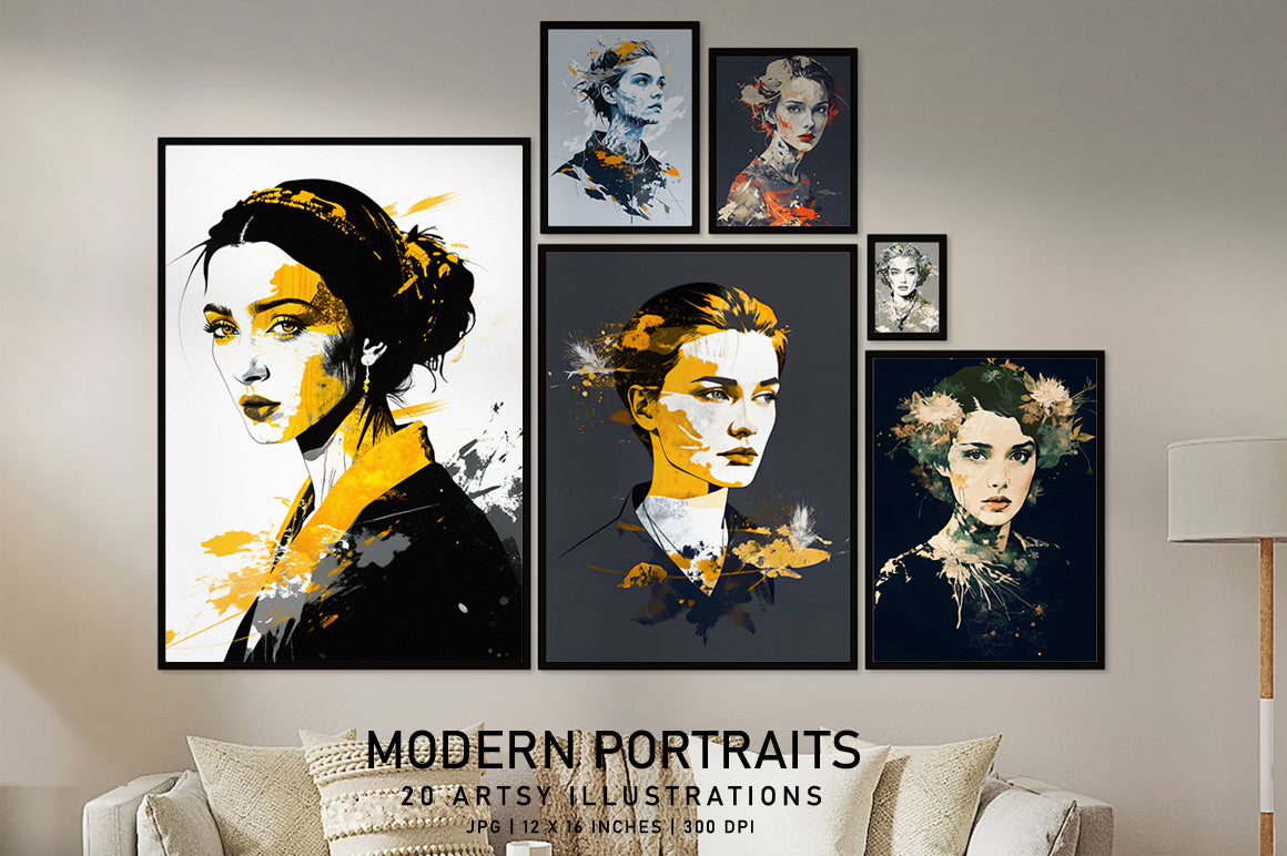 Modern Portraits - Wall Art