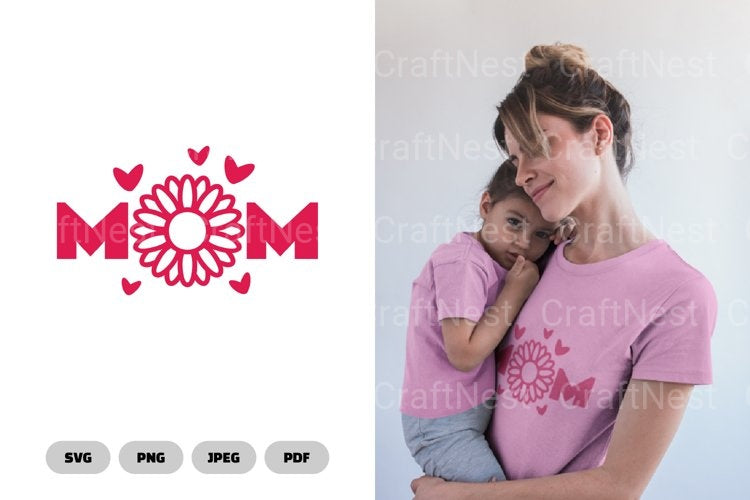 Mother's Day SVG Bundle - Mom Clipart Collection - CraftNest - Digital Crafting and Art