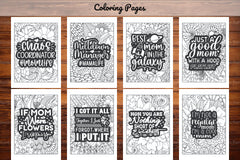 Funny Mom Quotes Coloring Book - CraftNest - Digital Crafting and Art