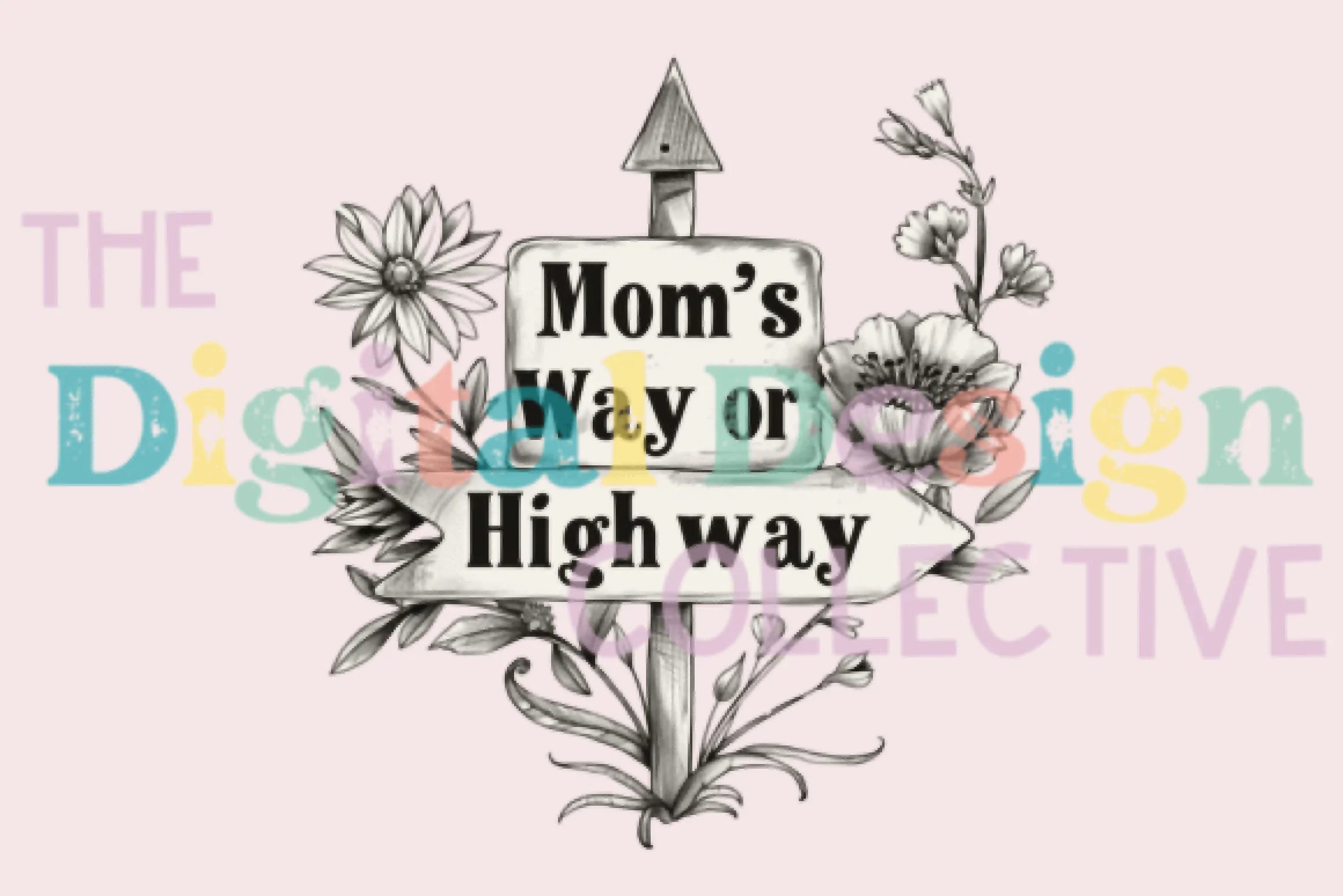 Mom's Way or Highway Mother's Day Clipart Bundle - CraftNest - Digital Crafting and Art