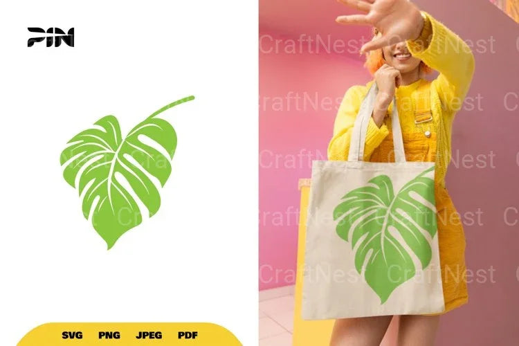 Monstera Leaf SVG Bundle - CraftNest - Digital Crafting and Art
