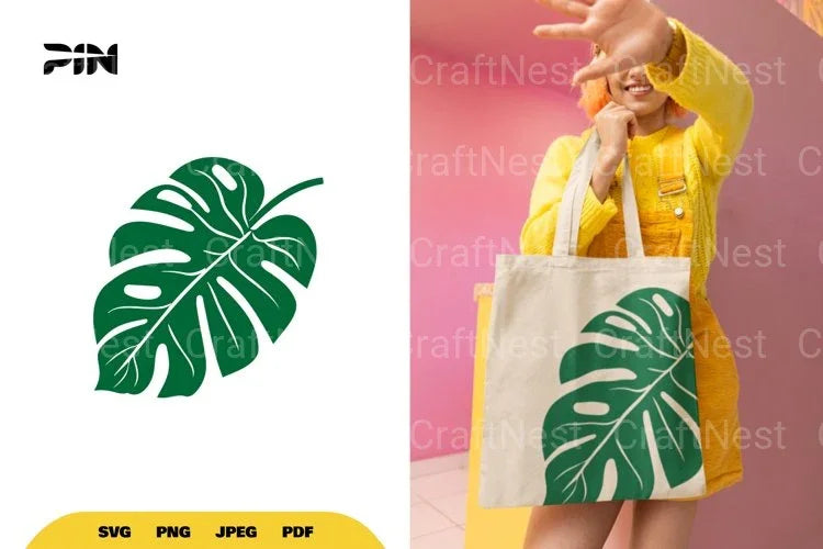 Monstera Leaf SVG Bundle - CraftNest - Digital Crafting and Art