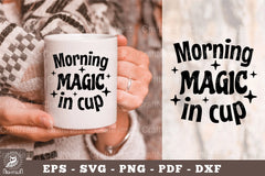 Morning Magic Mug Design Clipart Bundle - CraftNest - Digital Crafting and Art
