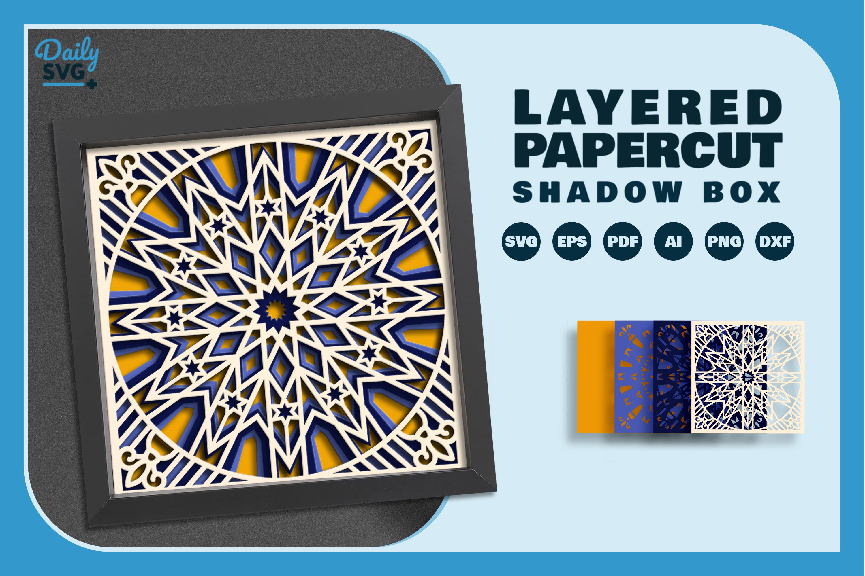 Moroccan Mandala Papercut SVG Bundle