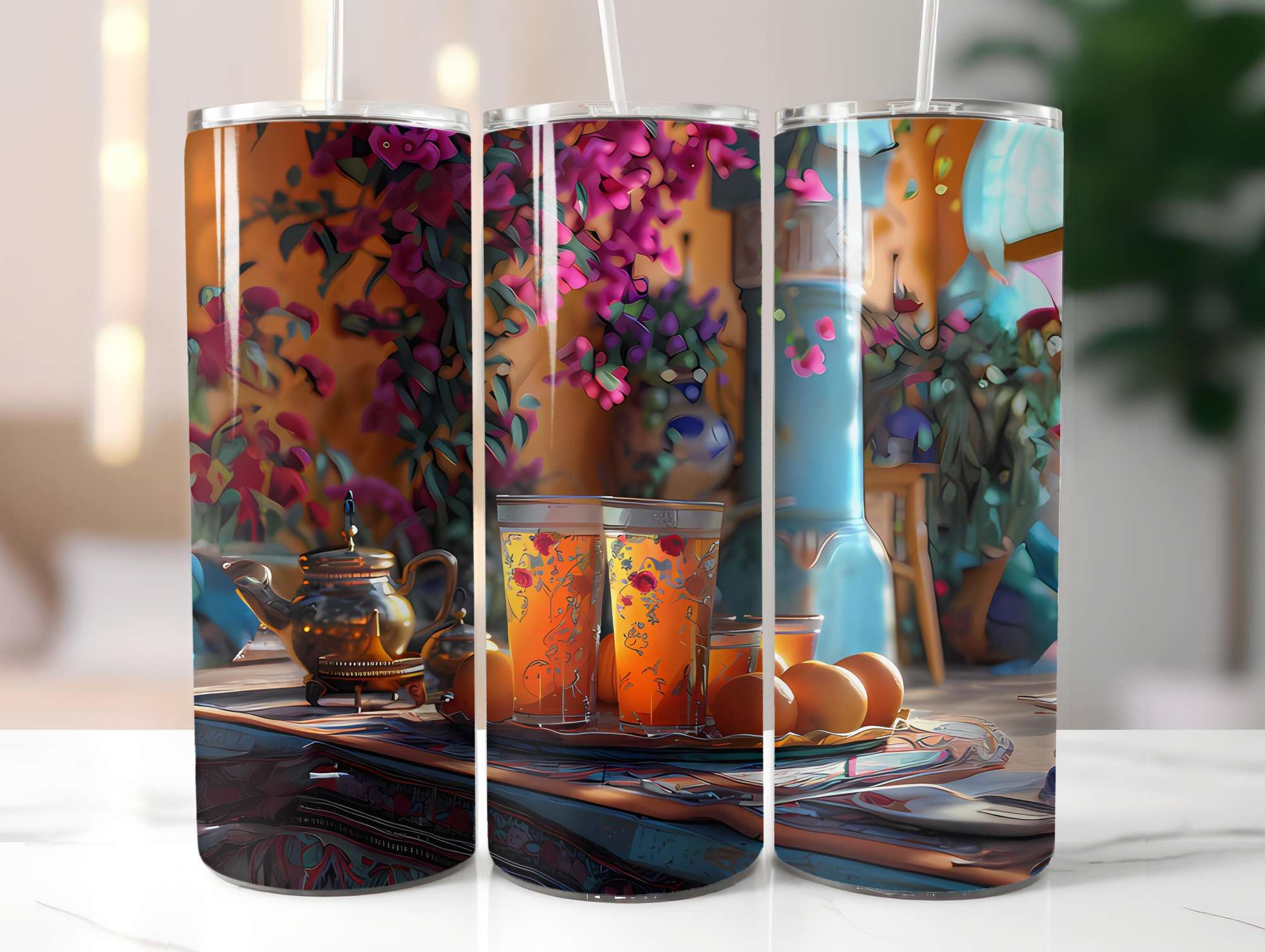 Moroccan Summer 1 Tumbler Wrap - CraftNest - Digital Crafting and Art