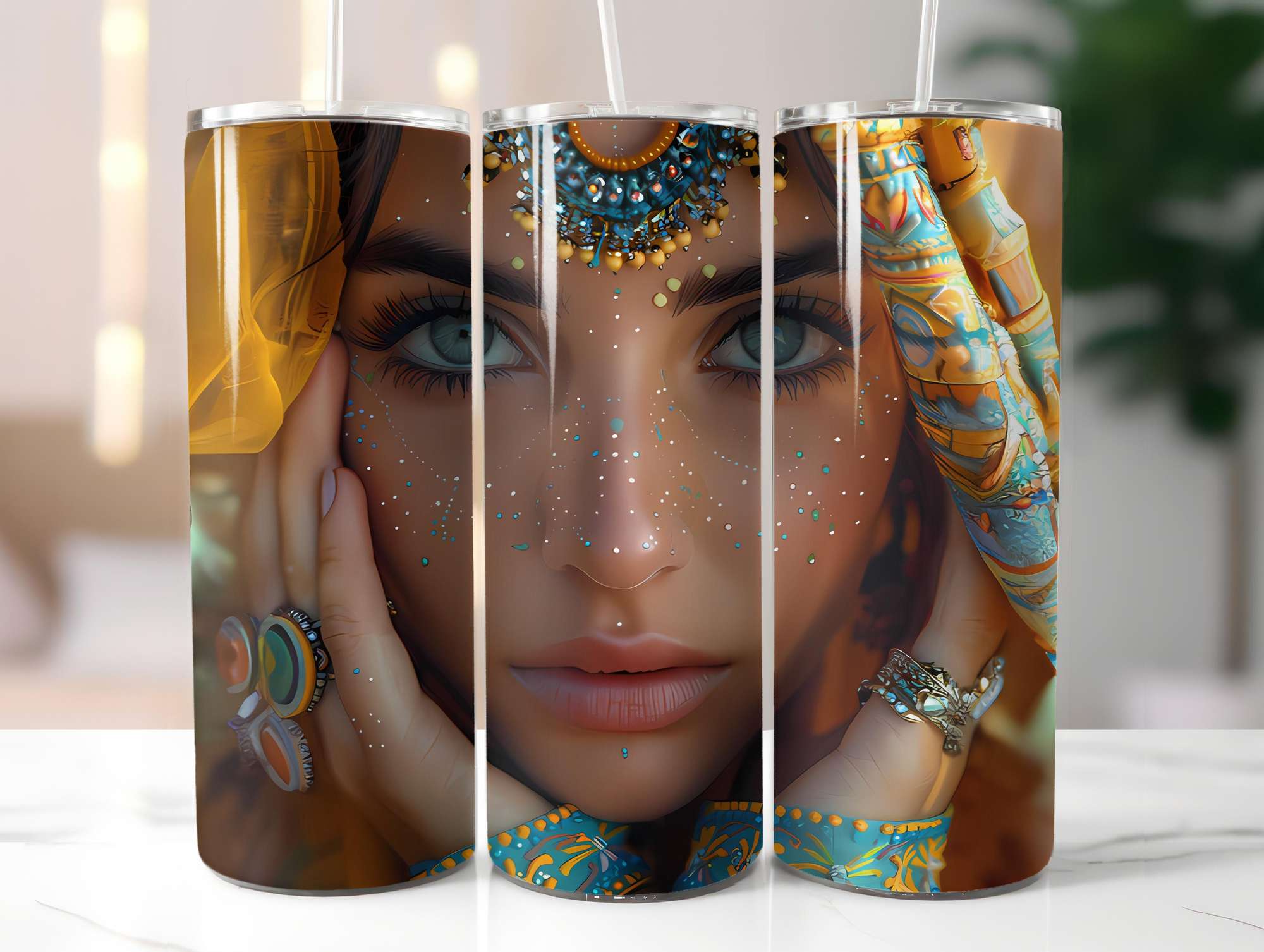 Moroccan Summer 2 Tumbler Wrap - CraftNest - Digital Crafting and Art