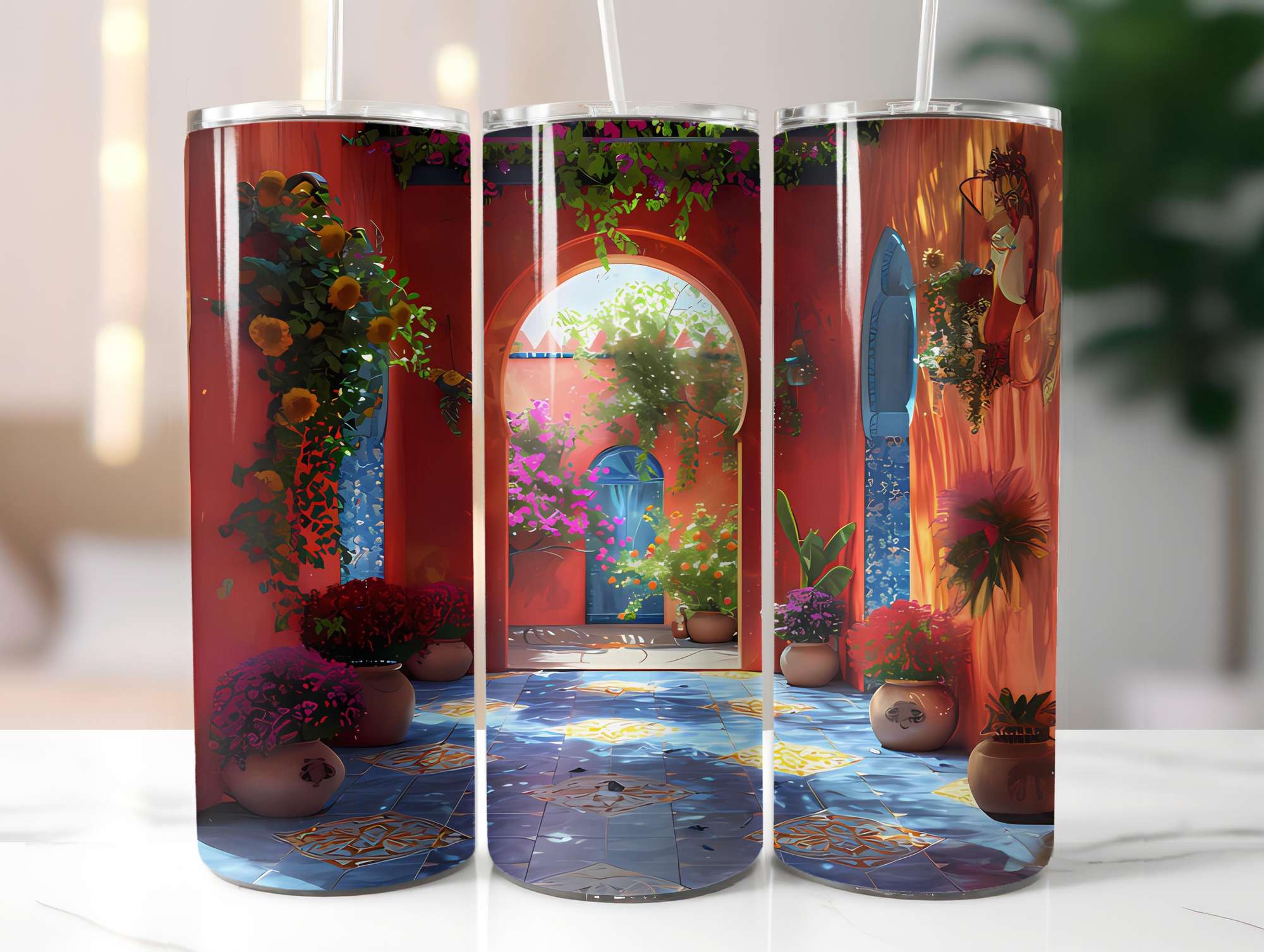 Moroccan Summer 2 Tumbler Wrap - CraftNest - Digital Crafting and Art