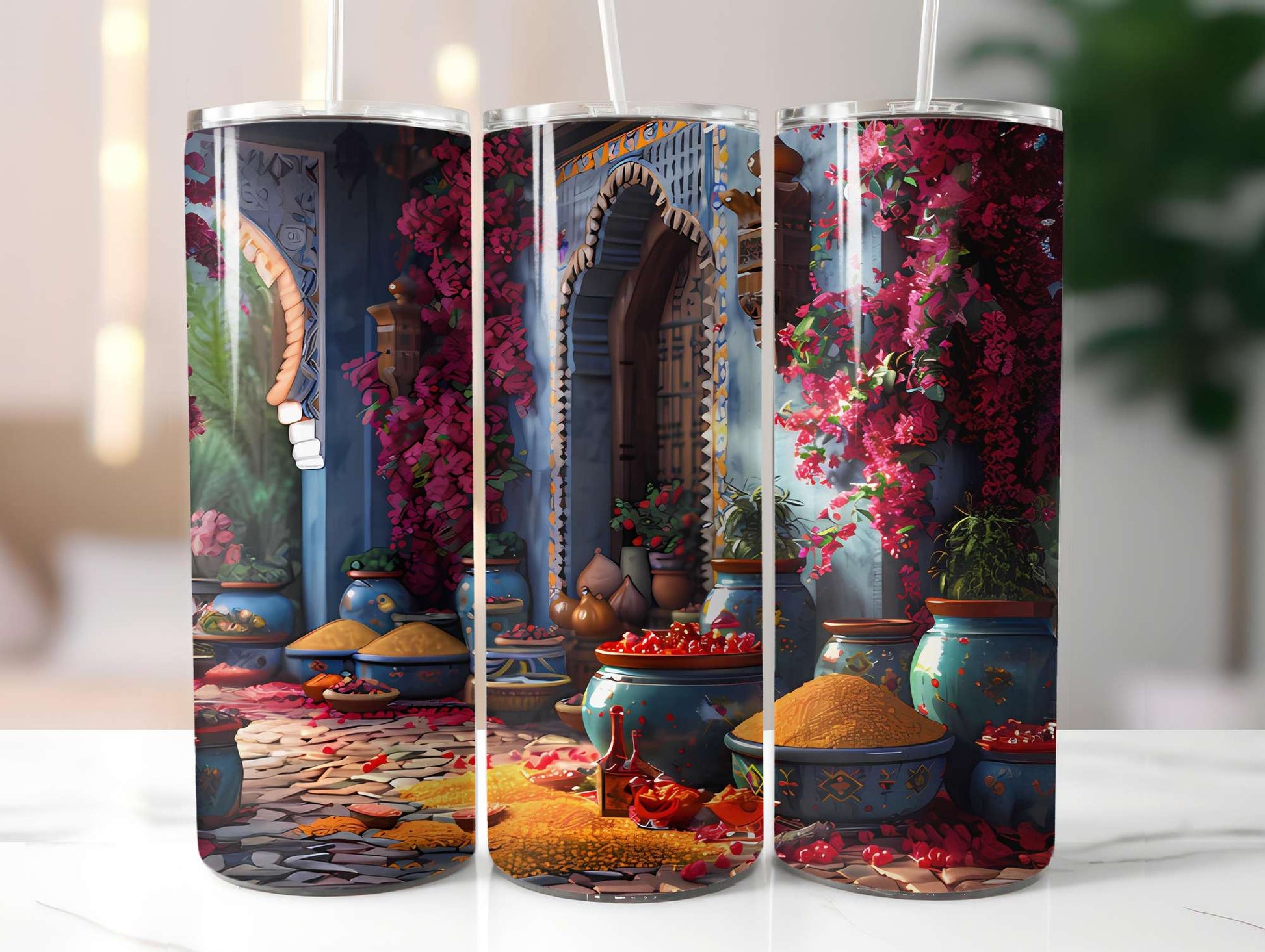 Moroccan Summer 1 Tumbler Wrap - CraftNest - Digital Crafting and Art