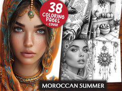 Moroccan Summer Coloring Books - CraftNest - Digital Crafting and Art