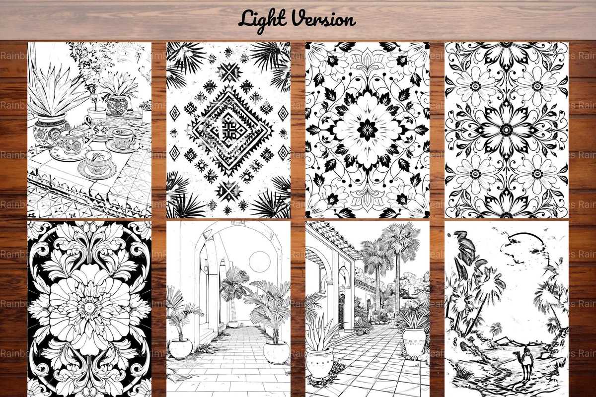 Moroccan Summer Coloring Books - CraftNest - Digital Crafting and Art