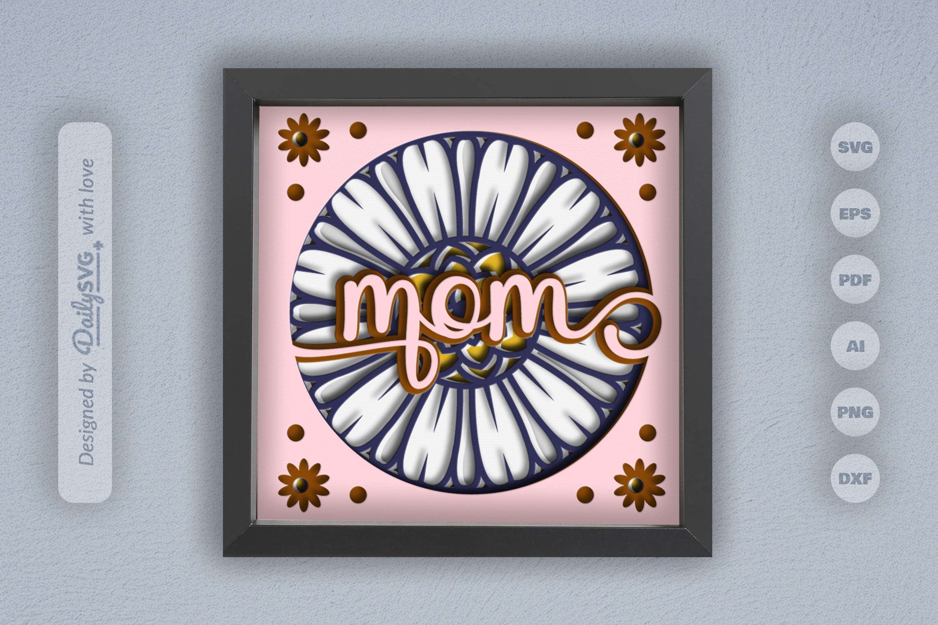 Mother's Day Papercut SVG Bundle