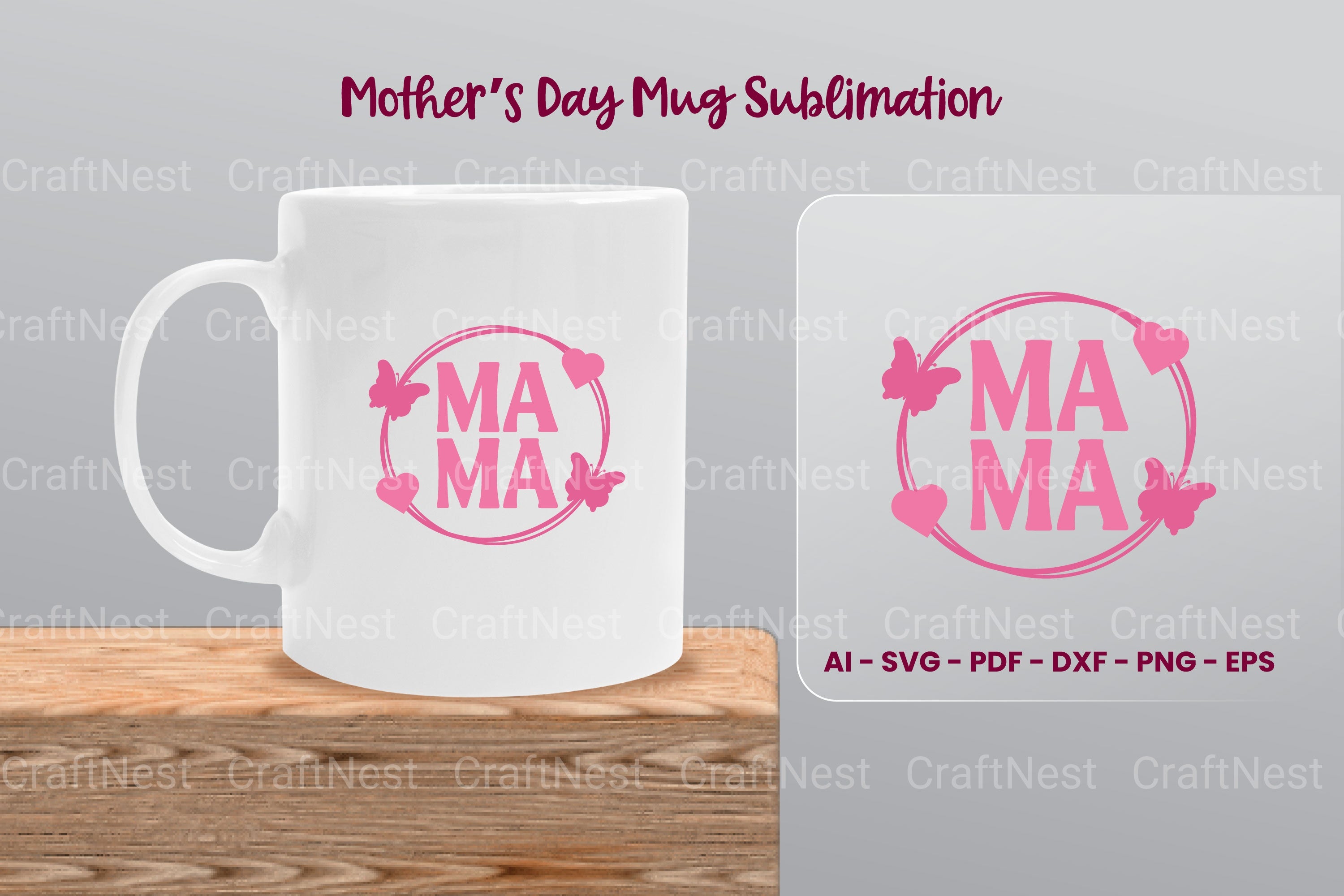 Mother's Day SVG Clipart Bundle