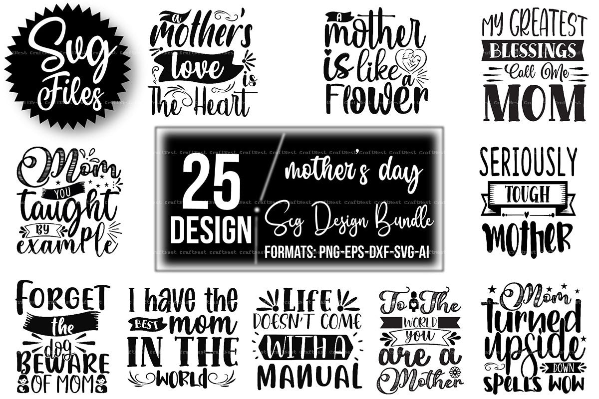Mother's Day Design SVG Bundle
