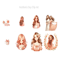 Mothers' Day Clipart - CraftNest - Digital Crafting and Art