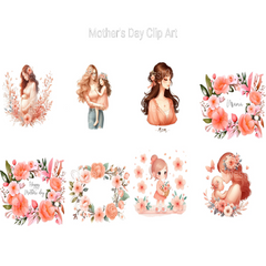 Mothers' Day Clipart - CraftNest - Digital Crafting and Art