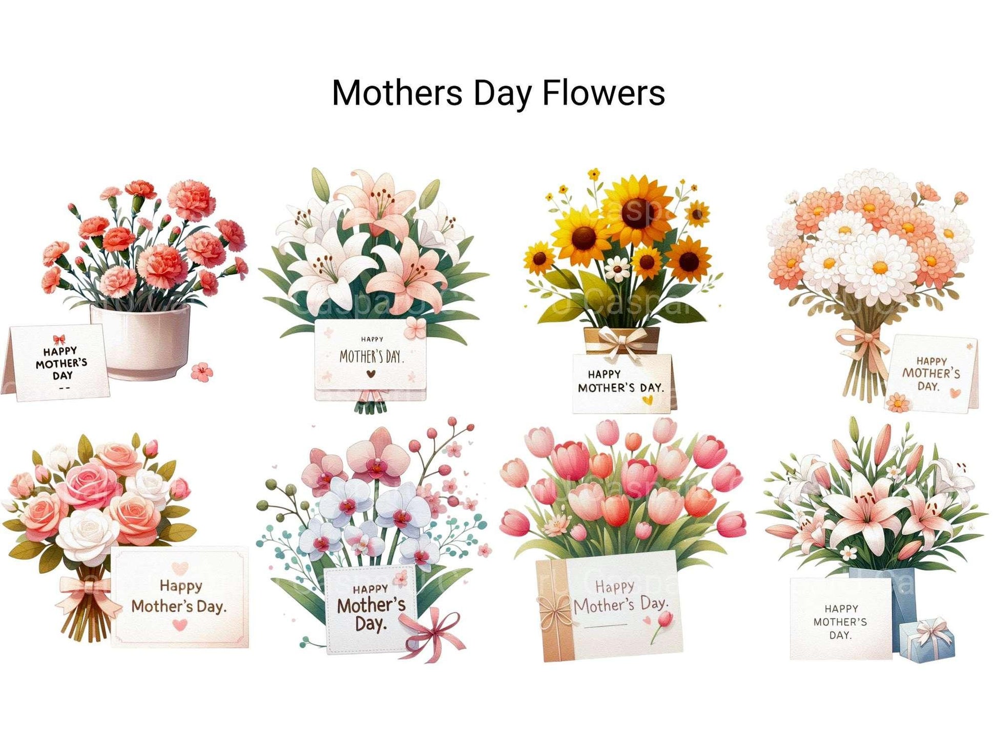 Mother's Day Flowers - CraftNest - Digital Crafting and Art